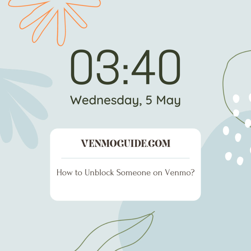 how to unblock someone on venmo