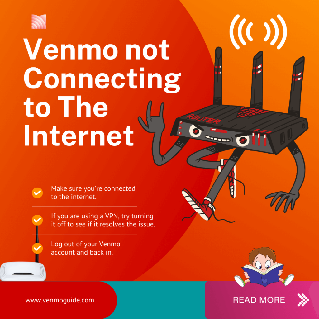 Venmo Not Connecting to Internet