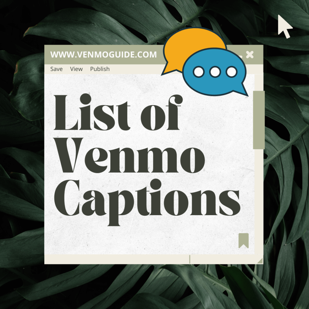 Funny Venmo Captions