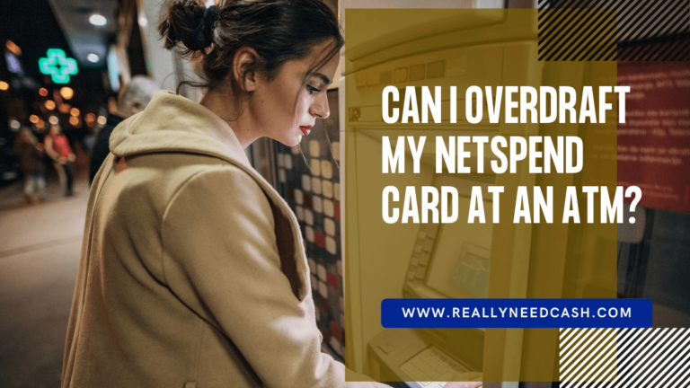 can i overdraft my netspend card at an atm