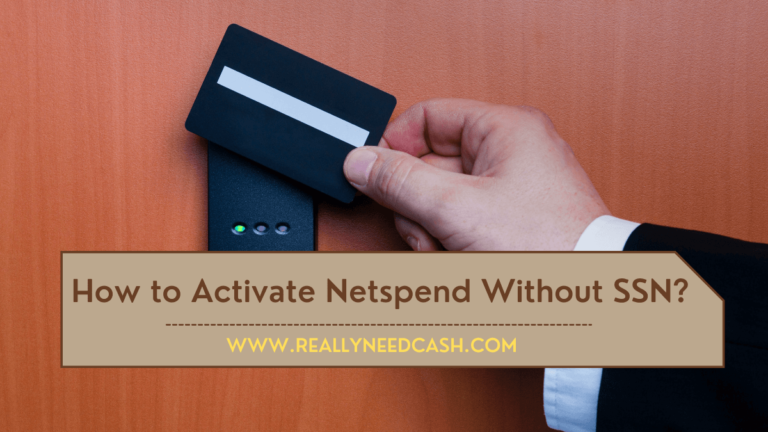 how to activate Netspend without ssn