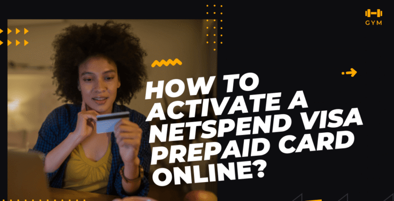 how to activate a NetSpend visa prepaid card ONLINE?