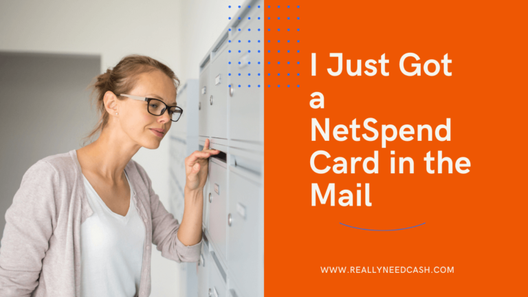 i just got a netspend card in the mail