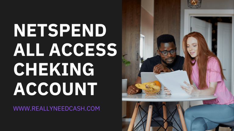 netspend all access checking account