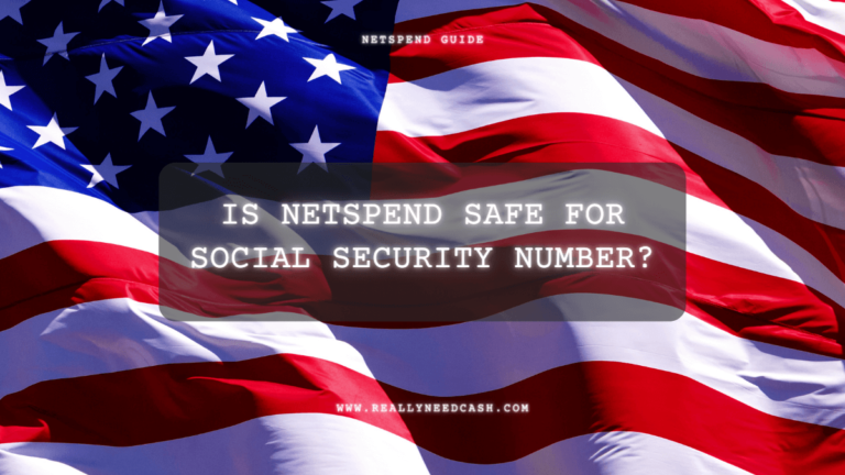 is netspend safe for social security number